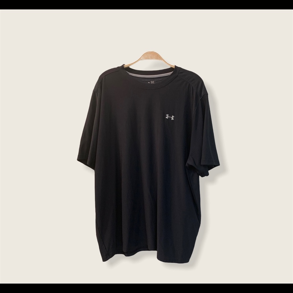MEN’S UNDER ARMOUR HEAT GEAR TEE BLACK SIZE XL